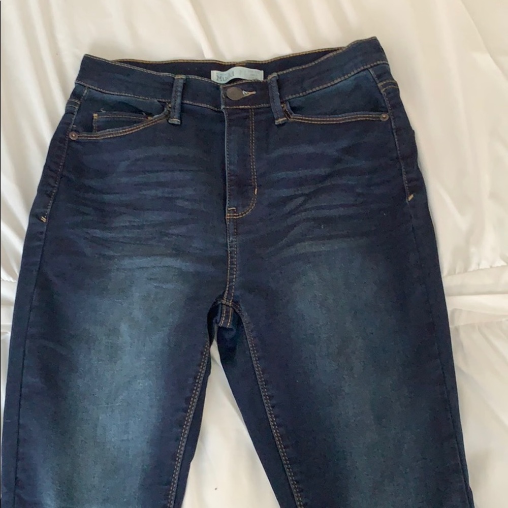 Dark blue skinny jeans